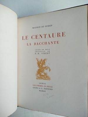 Seller image for LE CENTAURE LA BACCHANTE for sale by Librairie l'Aspidistra