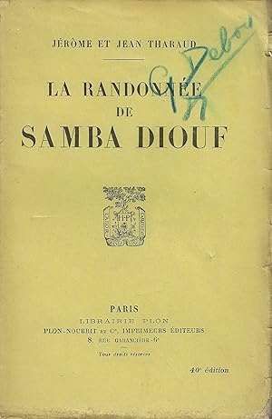 Seller image for LA RANDONNEE DE SAMBA DIOUF for sale by Librairie l'Aspidistra