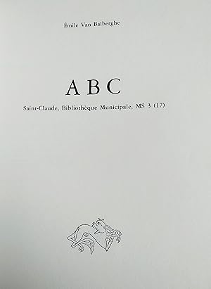 Image du vendeur pour ABC - SAINT-CLAUDE, BIBLIOTHEQUE MUNICIPALE, MS 3 (17) mis en vente par Librairie l'Aspidistra