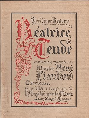 VERIDIQUE HISTOIRE DE BEATRICE DE TENDE