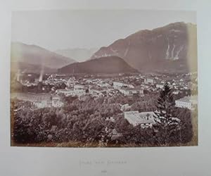 Ischl vom Gassner. Original-Fotografie, Albumin auf Karton mit typogr. Bezeichnung. Salzburg, Pho...