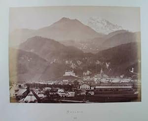 Hallein. Original-Fotografie, Albumin auf Karton mit typogr. Bezeichnung. Salzburg, Photographie ...