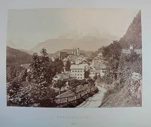 Berchtesgaden. Originalfotografie, Albumin auf Karton mit typogr. Bezeichnung. Salzburg, Photogra...