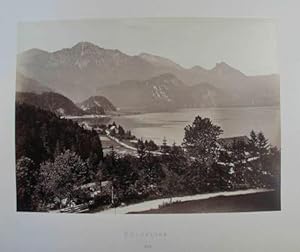 Kochelsee. Original-Fotografie, Albumin auf Karton mit typogr. Bezeichnung. Salzburg, Photographi...
