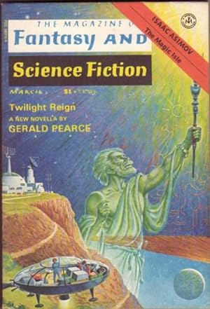 Seller image for The Magazine of Fantasy and Science Fiction March 1977 ,,Twilight Reign, Altar Ego, To See the Stars That Blind, On the Pike, The Day the Limited Was Late, +++ for sale by Nessa Books