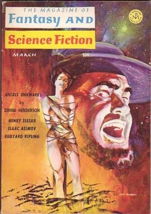 Imagen del vendedor de The Magazine of Fantasy and Science Fiction March 1966,,Angels Unawares, The Blind God's Eye, I Remember Oblivion, White Night, Grow Old Along with Me, Tomlinson, + a la venta por Nessa Books