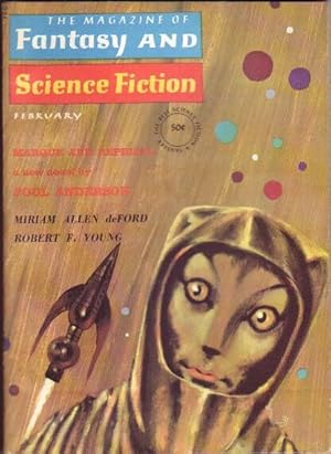 Seller image for The Magazine of Fantasy and Science Fiction February 1965, The Deadeye Dick Syndrome, The Absolutely Perfect Murder, The Switch, Time and the Sphinx, Mrs. Pribley's Underdog, The Sin of Edna Schuster, Marque and Reprisal, ++ for sale by Nessa Books