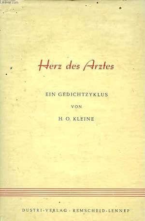 Bild des Verkufers fr HERZ DES ARZTES, EIN GEDICHTZYKLUS zum Verkauf von Le-Livre