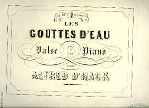 Seller image for LES GOUTTES D'EAU for sale by Le-Livre