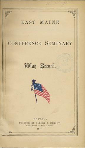 Immagine del venditore per East Maine Conference Seminary War Record venduto da Kaaterskill Books, ABAA/ILAB