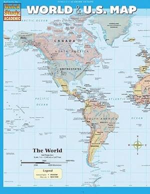 Seller image for World & US Map (Folded) for sale by Grand Eagle Retail