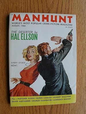 Seller image for Manhunt Magazine August 1960 for sale by Scene of the Crime, ABAC, IOBA