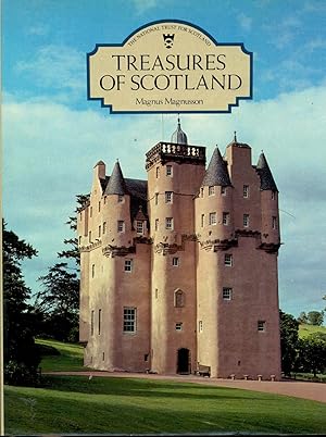 Seller image for Treasures of Scotland [Brodick Castle, Strathclyde; Brodie Castle, Grampian; Castle Fraser, Grampian; 7 Carlotte Square, Edinburgh; Graigievar Castle, Grampian; Crathes Castle, Grampian; Culzean Castle, Strathclyde; Drum Castle, Grampian; Falkland Palace, Fife; Haddo House, Grampian; Hill of Tarvit, Fife; House of the Binns, Lothian; Kellie Castle, Fife; Leith Hall, Grampian] for sale by Joseph Valles - Books