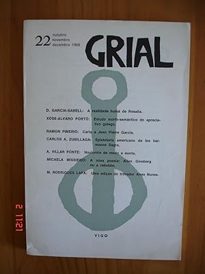 Grial.Revista Galega de Cultura nº 22.