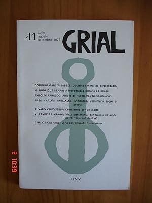 Grial.Revista Galega de Cultura nº 41.