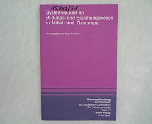 Seller image for Systemwandel im Bildungs- und Erziehungswesen in Mittel- und Osteuropa. Osteuropaforschung, Band 31. for sale by Antiquariat Bookfarm