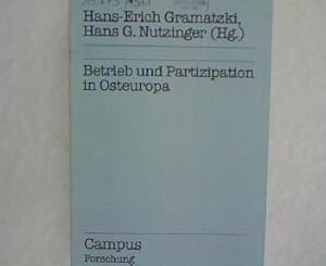 Imagen del vendedor de Betrieb und Partizipation in Osteuropa. Campus Forschung, Band 511 a la venta por Antiquariat Bookfarm