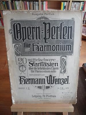 Imagen del vendedor de Opern-Perlen fr Harmonium. 20 mittelschwere Fantasien ber die beliebtesten Opern f Harmonium solo Band II. a la venta por Antiquariat Floeder