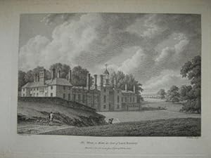 Original Antique Engraving Illustrating The Moat in Kent, The Seat of Lord Romney. By W. Watts an...