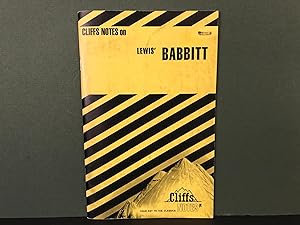 Seller image for Cliffs Notes on Lewis' Babbitt for sale by Bookwood