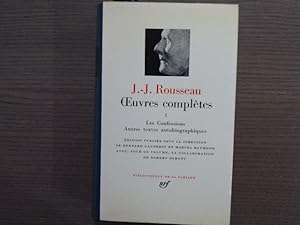 Seller image for OEUVRES COMPLETES. Tome I. Les Confessions. Autres textes autobiographiques. for sale by Tir  Part