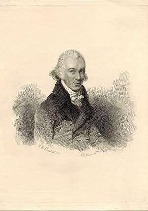 Imagen del vendedor de Engraved Portrait of Pearson, Half Length, after W.M. Bennett [1778-1858] by W.C Edwards. a la venta por R.G. Watkins Books and Prints