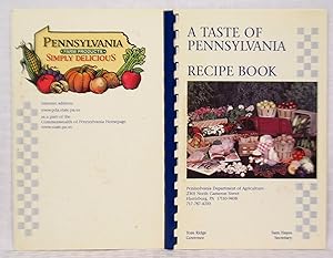 Immagine del venditore per A Taste of Pennsylvania Recipe Book venduto da you little dickens