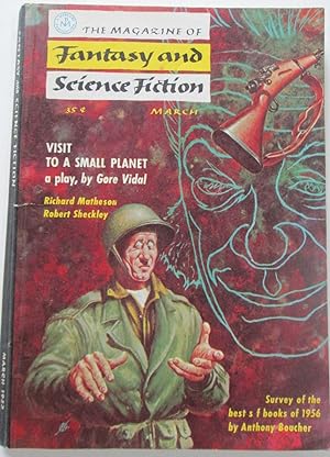 Bild des Verkufers fr The Magazine of Fantasy and Science Fiction. March 1957. Volume 12, Number 3 zum Verkauf von Mare Booksellers ABAA, IOBA