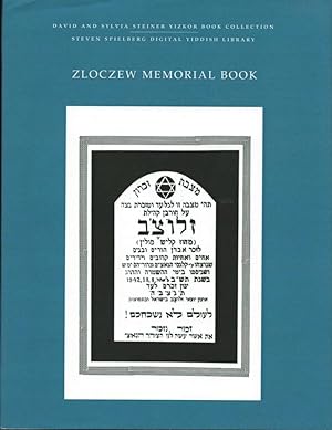 Seller image for Zloczew Memorial Book for sale by Book Dispensary