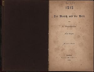 Bild des Verkufers fr ISIS, der Mensch und die Welt. Band 3 und 4 in einem Band. Dritte Ausgabe., zum Verkauf von Antiquariat Kastanienhof