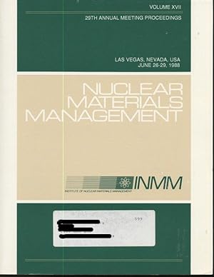 Institute of Nuclear Materials Management 29th Annual Meeting