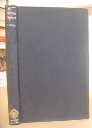 Bild des Verkufers fr Geoffrey Chaucer - Lectures Delivered In 1932 On The William J Cooper Foundation In Swarthmore College zum Verkauf von Eastleach Books