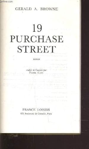 Bild des Verkufers fr 19 PURCHASE STREET. zum Verkauf von Le-Livre