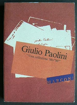 Seller image for Giulio Paolini. "Una Collezione '60/'80". for sale by Roe and Moore