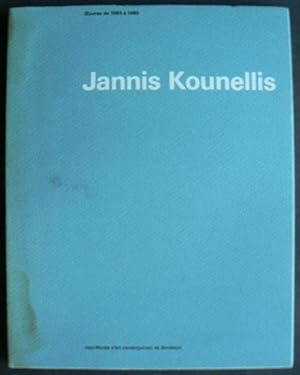 Imagen del vendedor de Jannis Kounellis. OEuvres de 1983 a 1985. Du 10 mai au 8 septembre 1985. a la venta por Roe and Moore