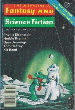 Seller image for The Magazine of FANTASY AND SCIENCE FICTION (F&SF): January, Jan. 1978 for sale by Books from the Crypt