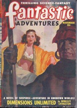 Seller image for FANTASTIC ADVENTURES: November, Nov. 1948 for sale by Books from the Crypt