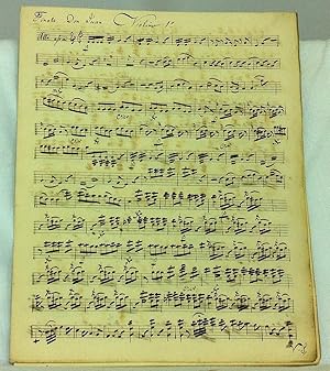 Image du vendeur pour Don Giovanni, Finale (Handwritten) (January 29th, 1854) mis en vente par Sequitur Books