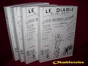LE DIABLE AU XIXe SIÈCLE. --------- 4 volumes /4. -------- Reprint Brochés