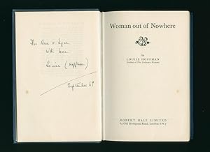 Imagen del vendedor de Woman out of Nowhere [Signed] a la venta por Little Stour Books PBFA Member