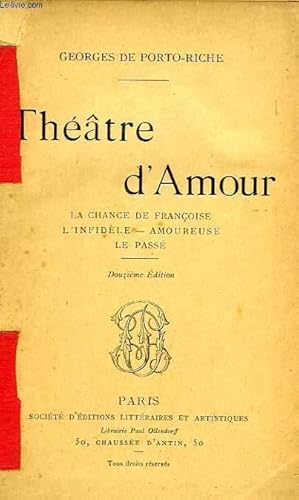 Seller image for THEATRE D'AMOUR for sale by Le-Livre