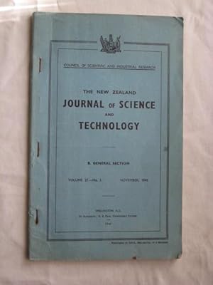 The New Zealand Journal of Science and Technology : Vol. 27, no. 3 - November 1945