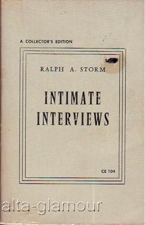 Seller image for INTIMATE INTERVIEWS for sale by Alta-Glamour Inc.