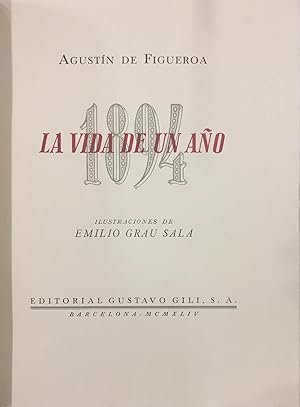 La Vida de un Año. 1894