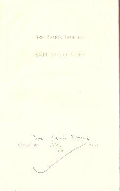 Seller image for Arte del olvido for sale by SOSTIENE PEREIRA