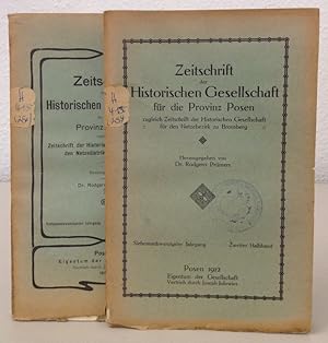 Zeitschrift der Historischen Gesellschaft für die Provinz Posen. Zugleich Zeitschrift für den Net...