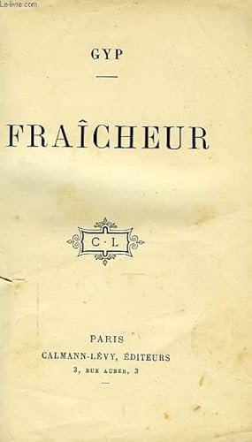 Seller image for FRAICHEUR for sale by Le-Livre