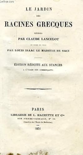 Seller image for LE JARDIN DES RACINES GRECQUES for sale by Le-Livre