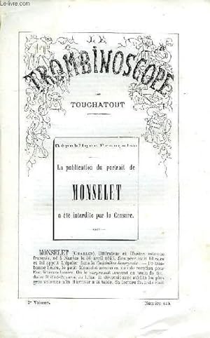 Seller image for LE TROMBINOSCOPE, 3e VOLUME, N 140 for sale by Le-Livre