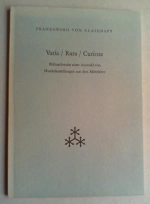 Varia / Rara / Curiosa. Bildnachweise einer Auswahl von Musikdarstellungen aus dem Mittelalter. S...